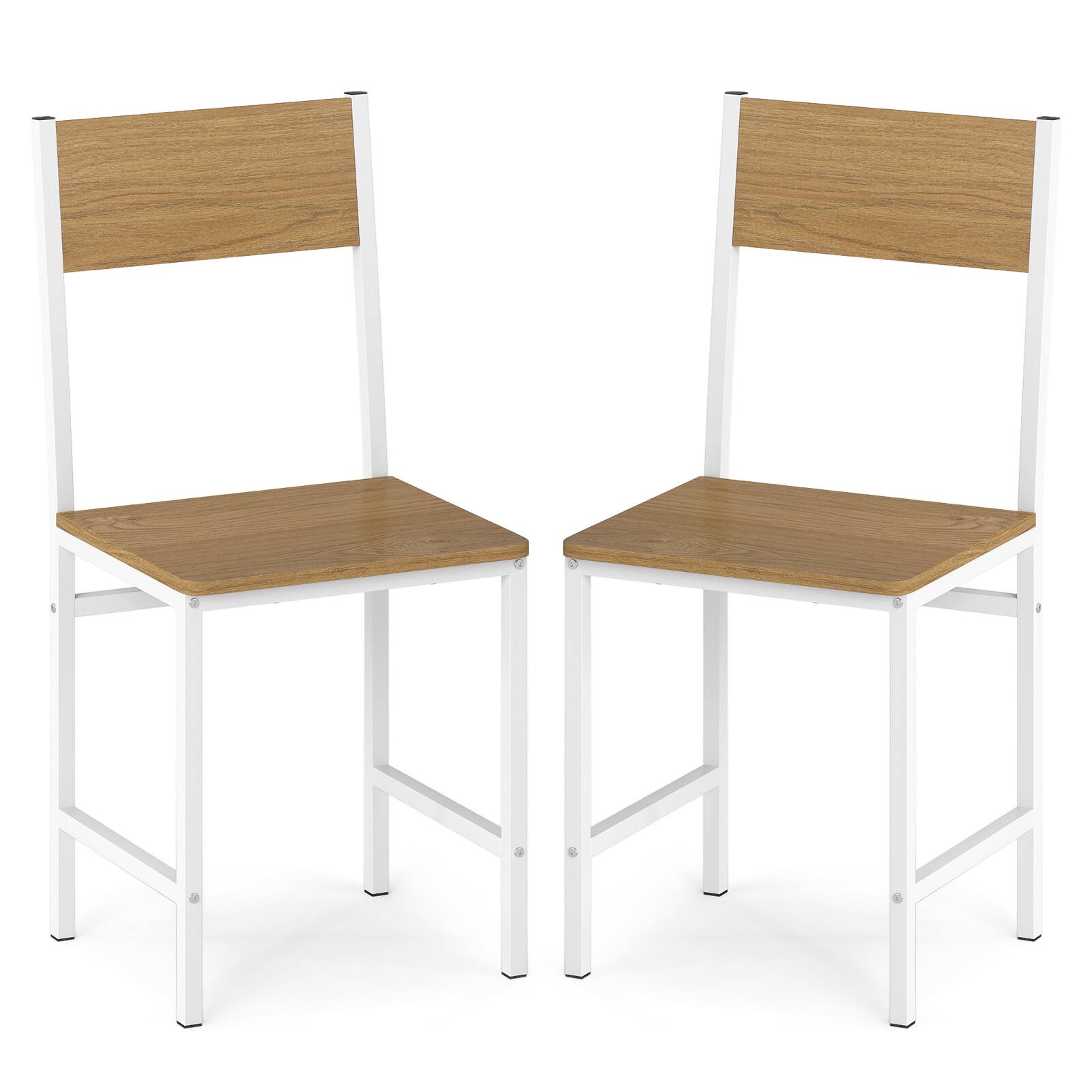 Alt View 9. Gymax - Gymax Set of 4 Dining Chairs w/Metal Legs Slanted Back Wide Seat for Living Room - Yellow.