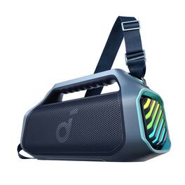 Soundcore - Boom 2 Pro, 140W Outdoor Speaker, 20H Battery, IPX68 Waterproof, Built-In Powerbank, AUX & Detachable Strap - Blue