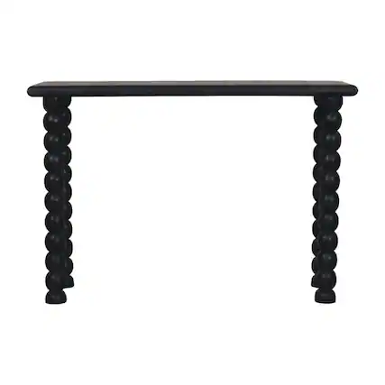 Front. Artisan Furniture - Artisan Furniture Solid WoodSoba Ball Console - Brown.