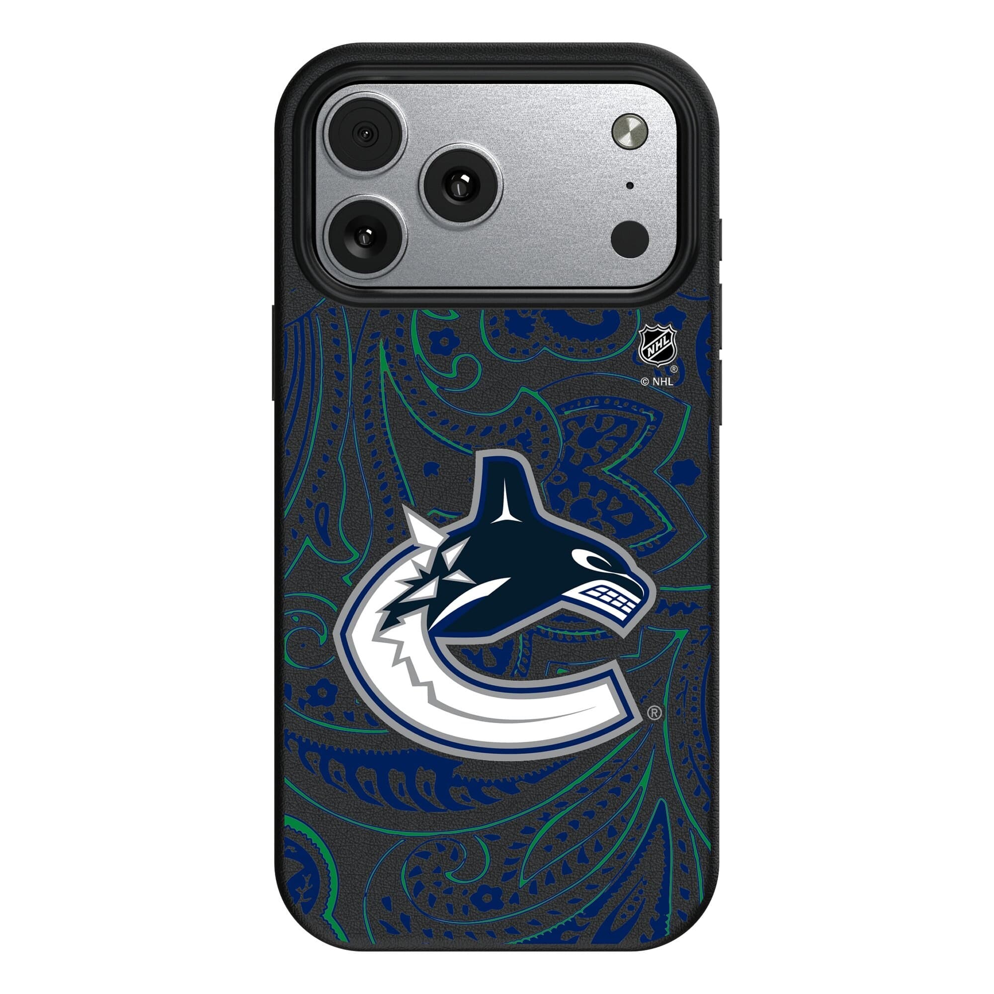 Keyscaper - NHL - Vancouver Canucks Paisley iPhone Magnetic Bump Case - 17 Pro - Black price history on PriceWatchPro