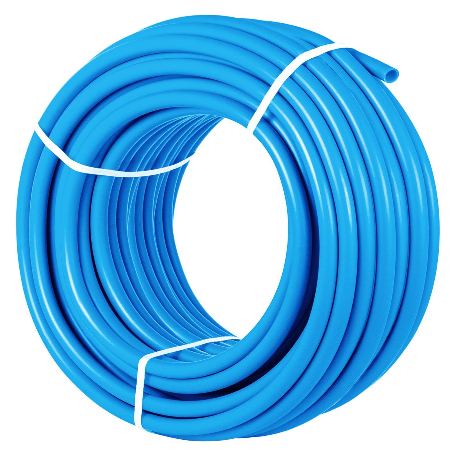 Alt View 5. VEVOR - Pex Tubing, 1\" Pex Pipe 300ft Flexible Pex Hose Non Oxygen Barrier Pex Tube Coil 80-160psi Pex Water Line Blue Pex - Blue.