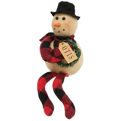 Front. BreeBe - Otis Snowman Doll - Multicolor.