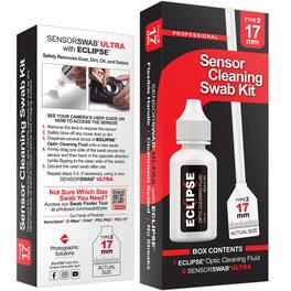 Photographic Solutions - 17mm Sensor Cleaning Swab Kit (Eclipse Solution)