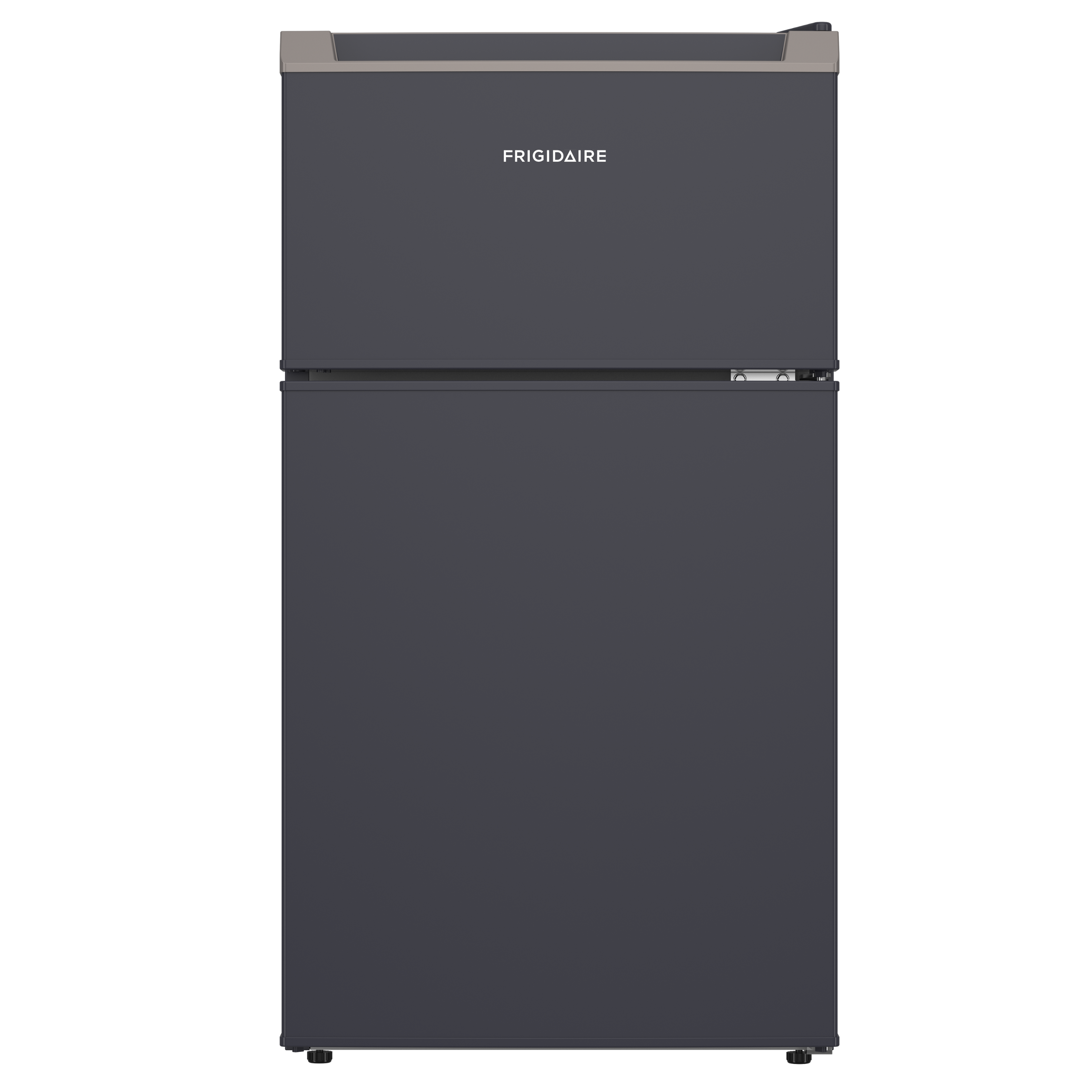 Angle. Frigidaire - Compact Refrigerator with Top Freezer - 2 Door Fridge with 3.2 Cu Ft, Contemporary Series, Black - Matte Black.