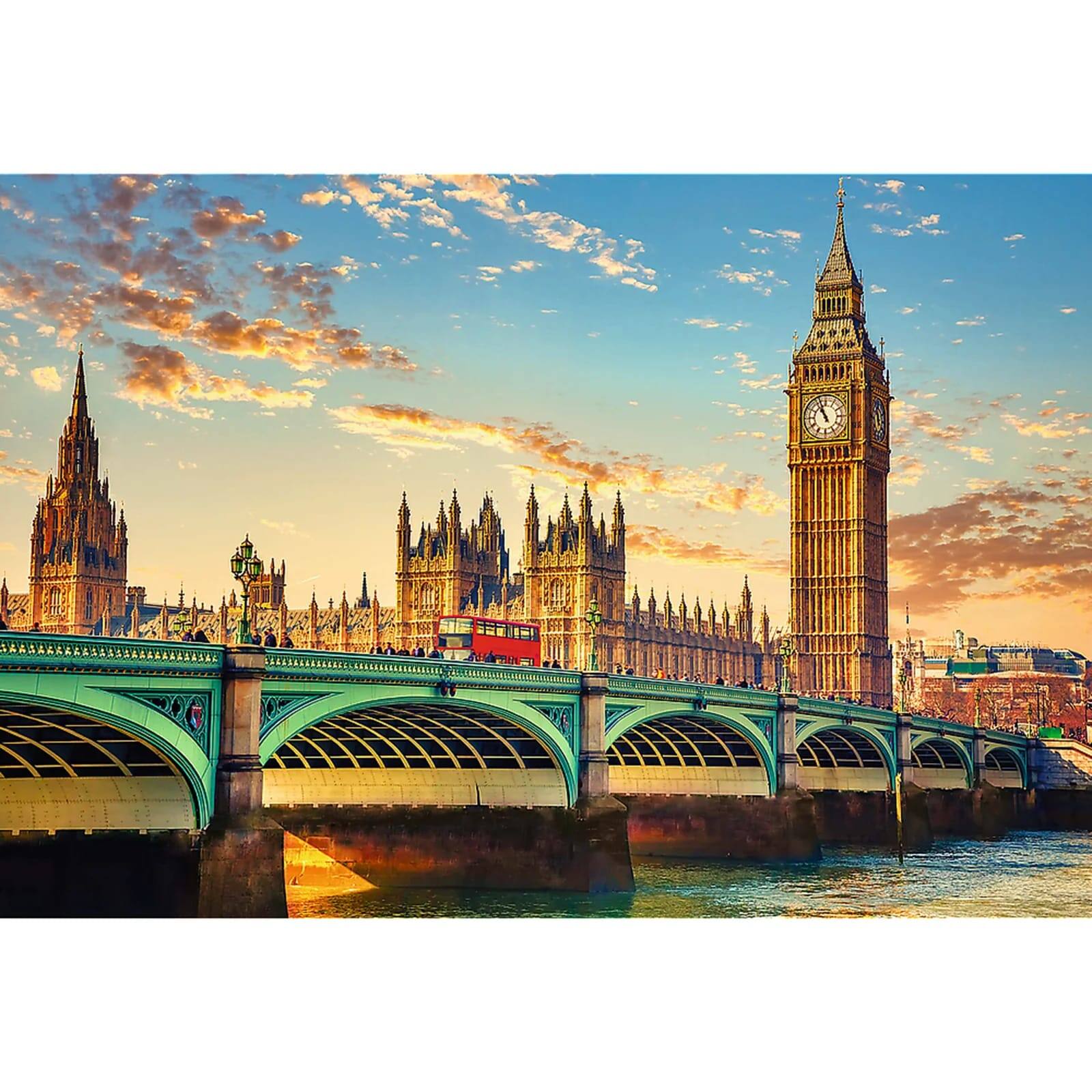 Alt View 1. Trefl - Trefl Red Puzzle London, United Kingdom 1500 Piece Puzzle.