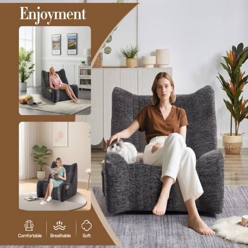 Enjoyment

Comfortable  
Breathable  
Soft