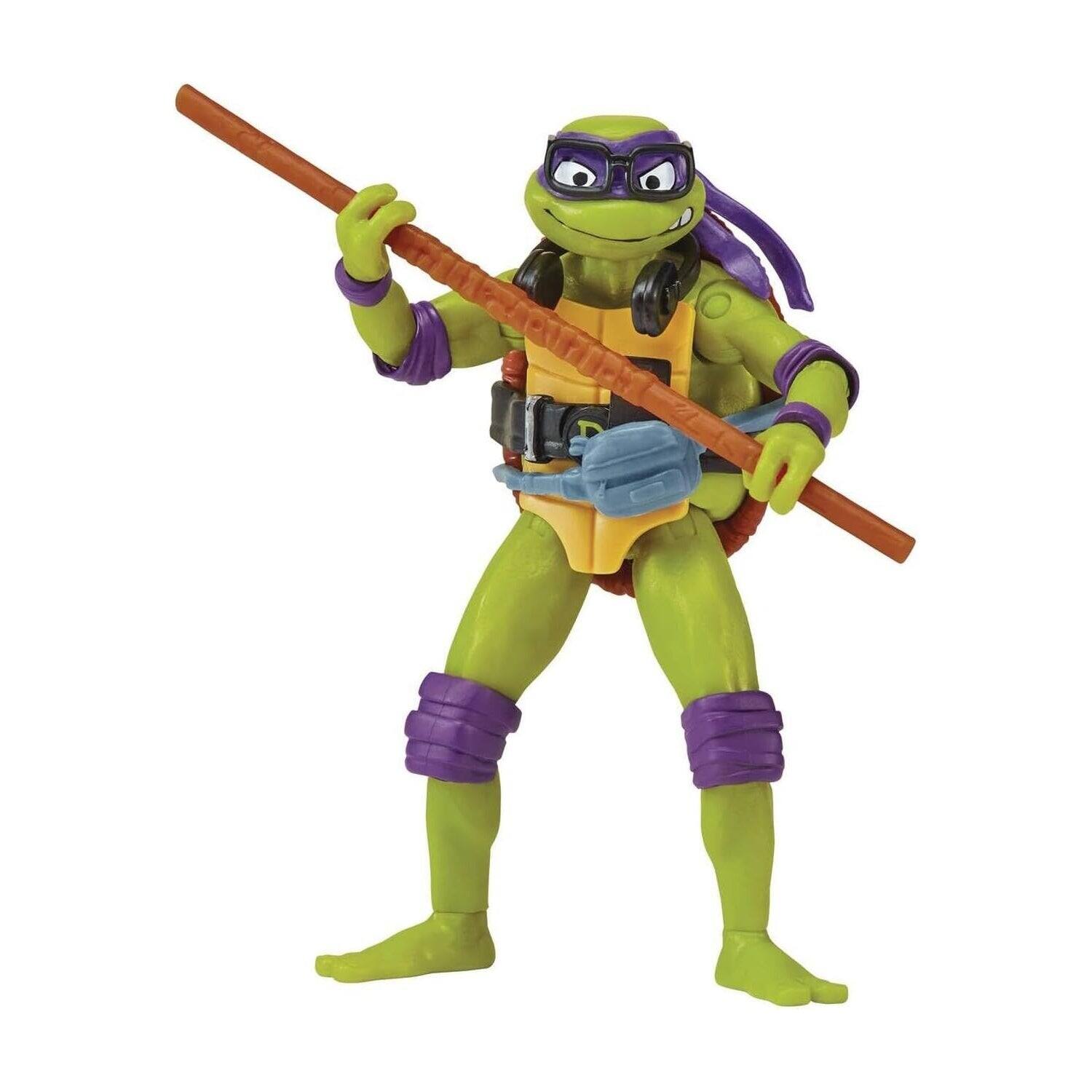Alt View 3. Playmates - Teenage Mutant Ninja Turtles: Mutant Mayhem Donatello - 4.5" Figure.