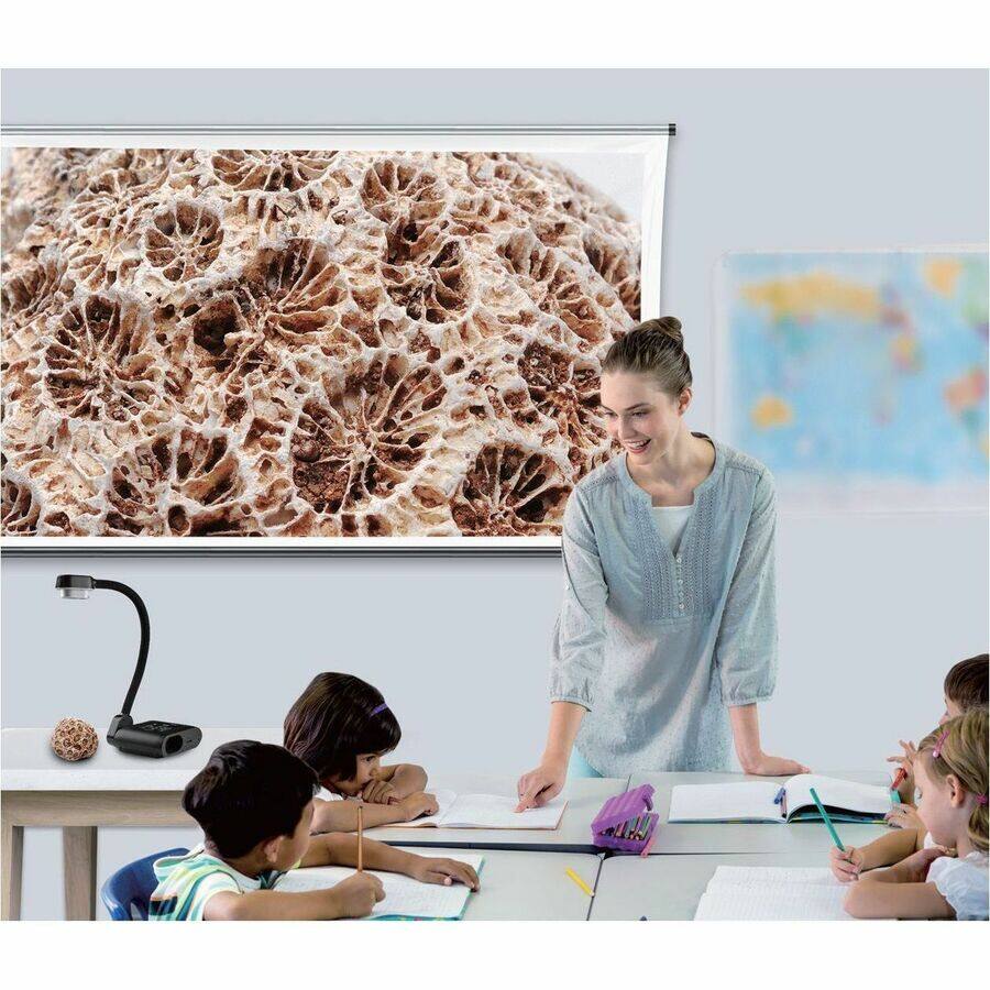 Alt View 1. AVerMedia - AVer Portable Flexarm Document Camera - 0.32" CMOS - TAA Compliant - Black.