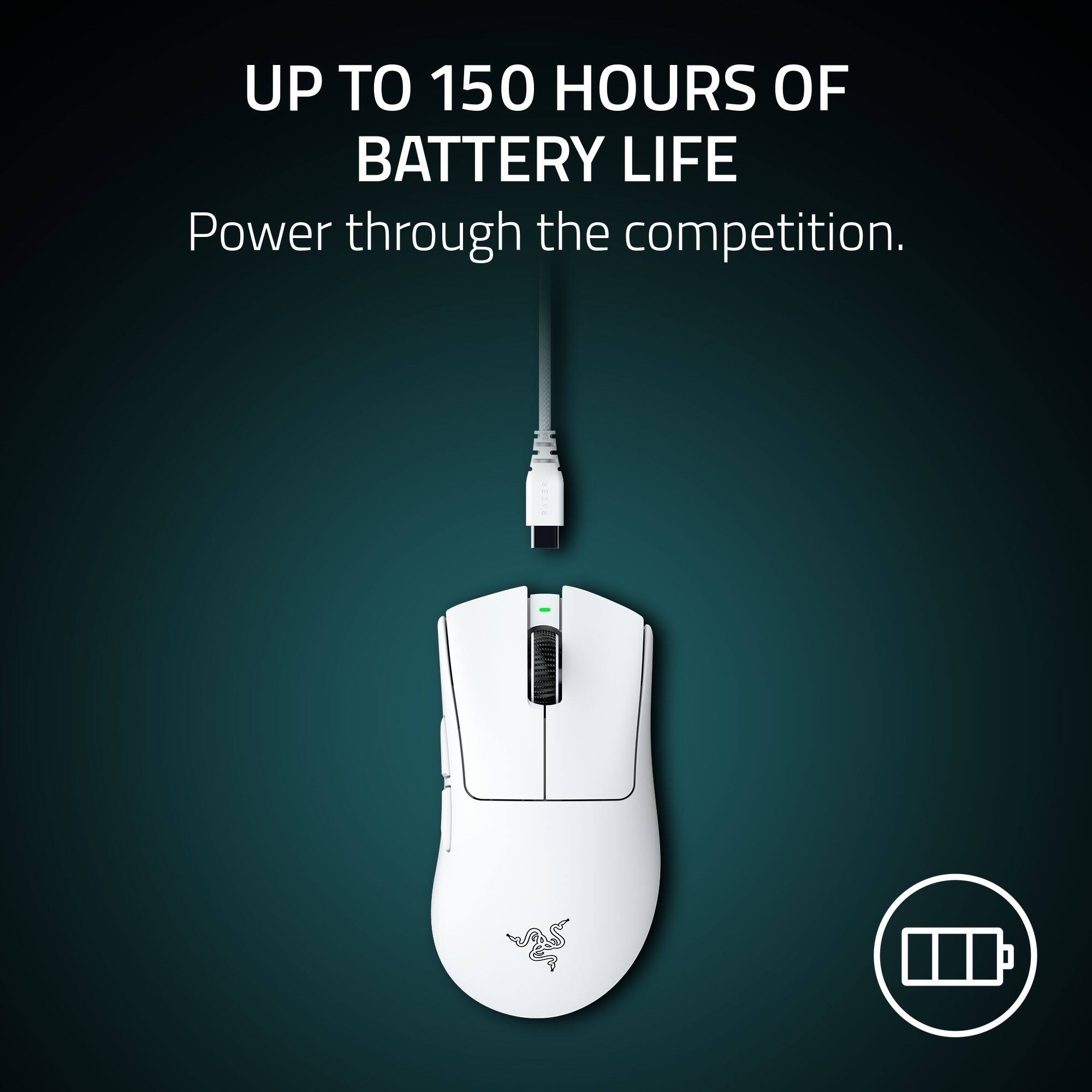 UP TO 150 HOURS OF BATTERY LIFE

Power through the competition.