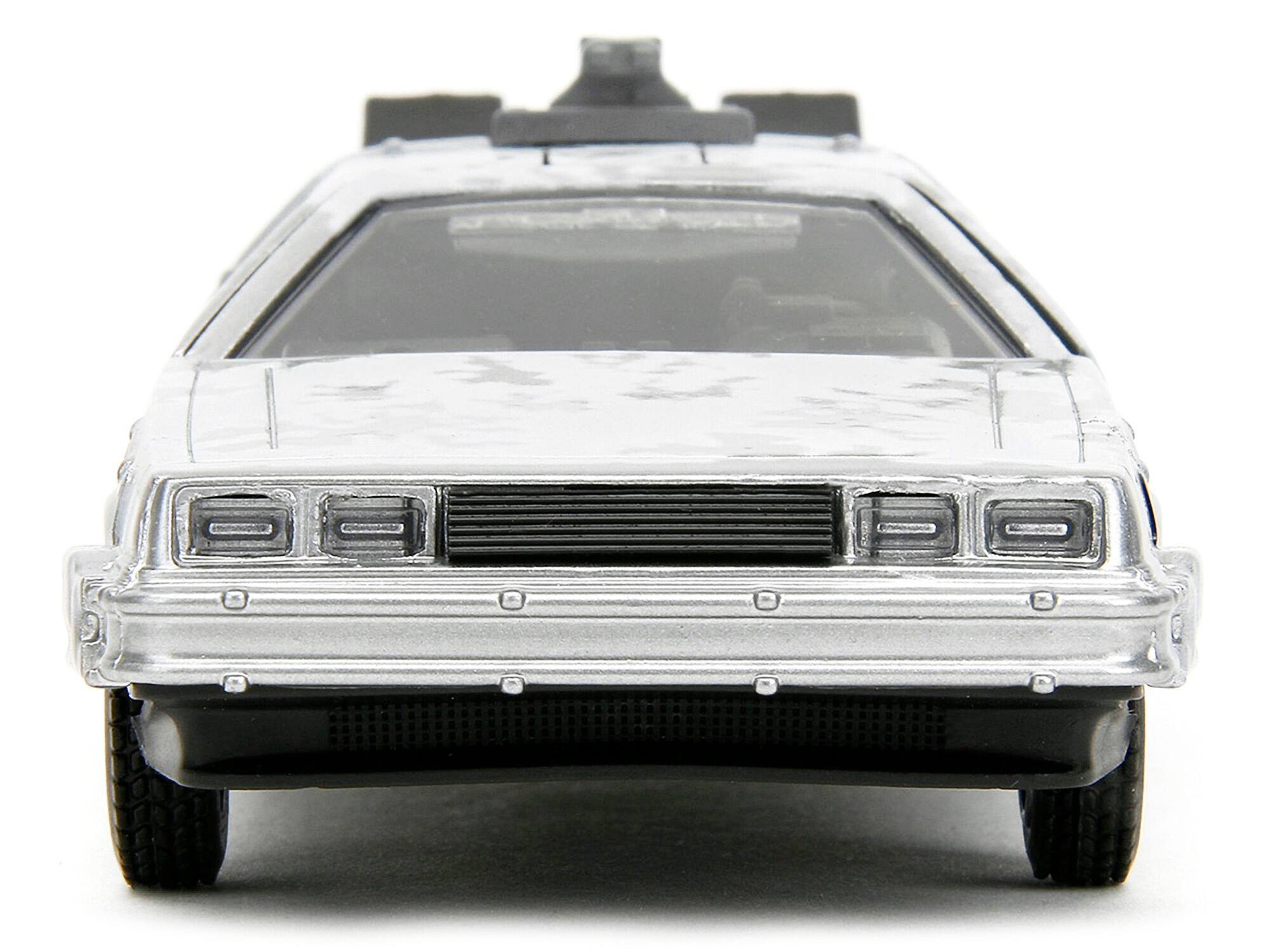 Alt View 5. Jada Toys - Back to the Future - 1:32 Time Machine Die-Cast Car (Frost Covered)   - COLLECTIBLES - Multicolor.