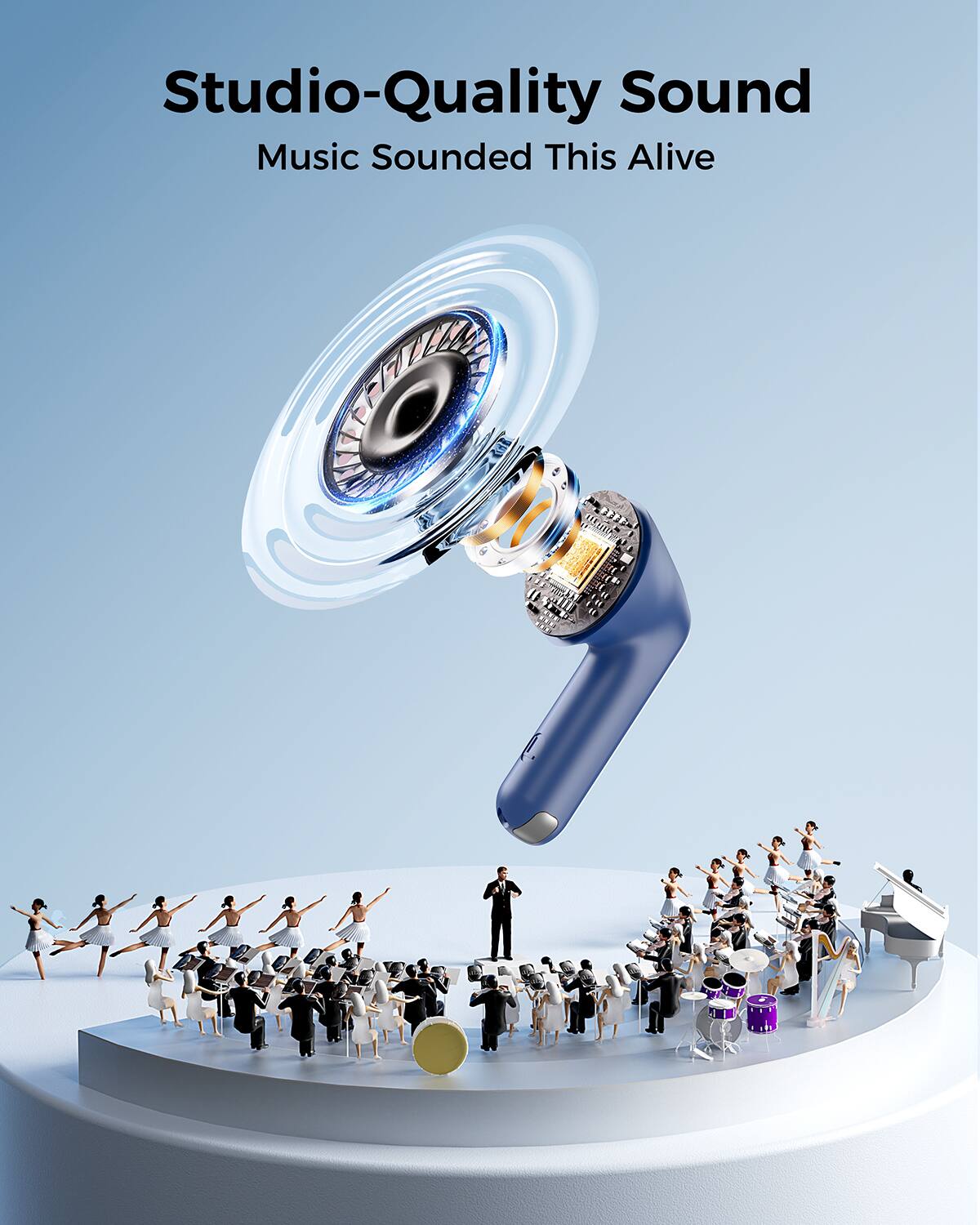 Studio-Quality Sound  
Music Sounded This Alive