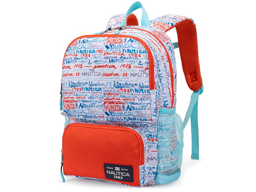 Nautica 16 Inch Backpack for Kids and Teens Graffiti NKBPNAGF01-BB
