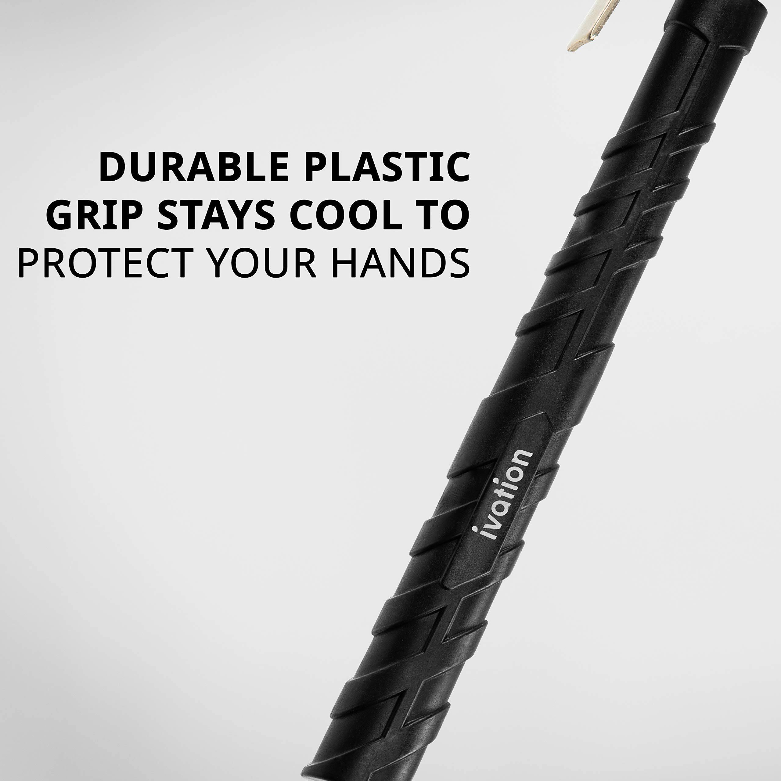DURABLE PLASTIC GRIP STAYS COOL TO PROTECT YOUR HANDS

ivation