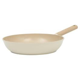 Gibson - Elite Folkstone 12 Inch Ceramic Nonstick Cast Aluminum Frypan - Beige