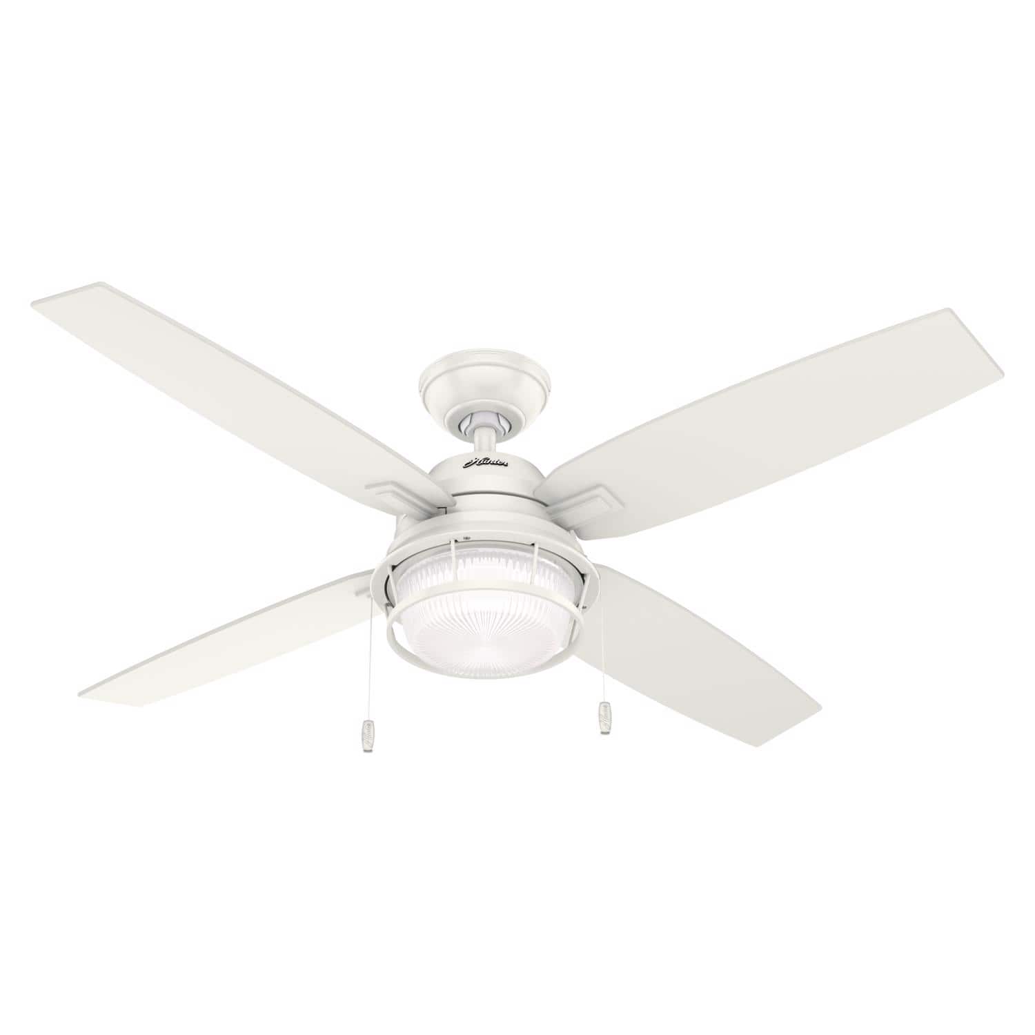 Hunter - Fan Ocala 52 in. Bronze White LED Indoor and Outdoor Ceiling Fan