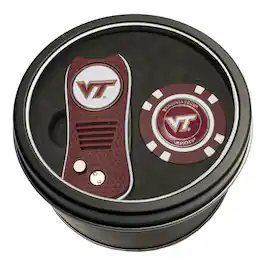 Team Golf - Virginia Tech Hokies Switch Chip Golf Tin Set - Multicolor