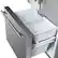 Alt View 7. Forno Appliances - 34 in. Wide Gallipoli 17.5 Cu. Ft. Freestanding French Door Refrigerator with High-Efficiency LED lighting - Stainless Steel.