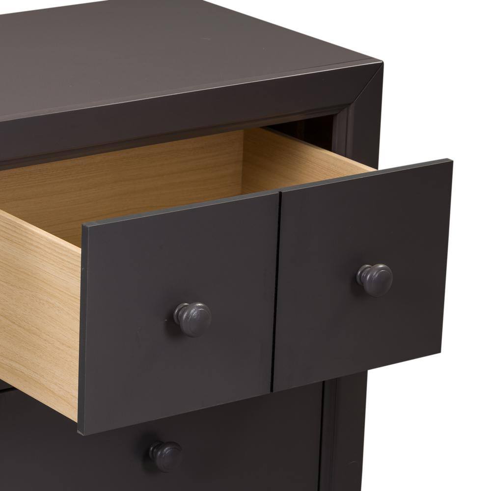 Alt View 2. Liberty Furniture Industries - Cottage View Night Stand in Dark Gray - Gray.