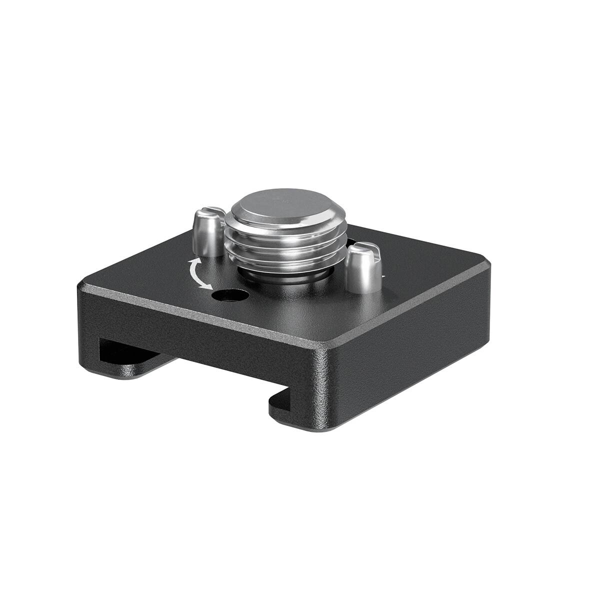 Alt View 1. Bright Tangerine - Bright Tangerine 3/8" Anti-Twist to Cold Shoe Mount.