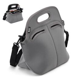 Built - Harvest Lunch Bag 6-Can Insulated Lunch Bag - Gray