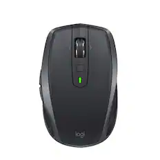 Front. Logitech - Logitech MX Anywhere 2S Wireless Mouse - Graphite - Graphite.