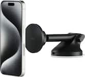 iOttie - iTap 3 MagSafe Compatible Dashboard & Windshield Car Mount with Magnetic Adapter Ring - Black