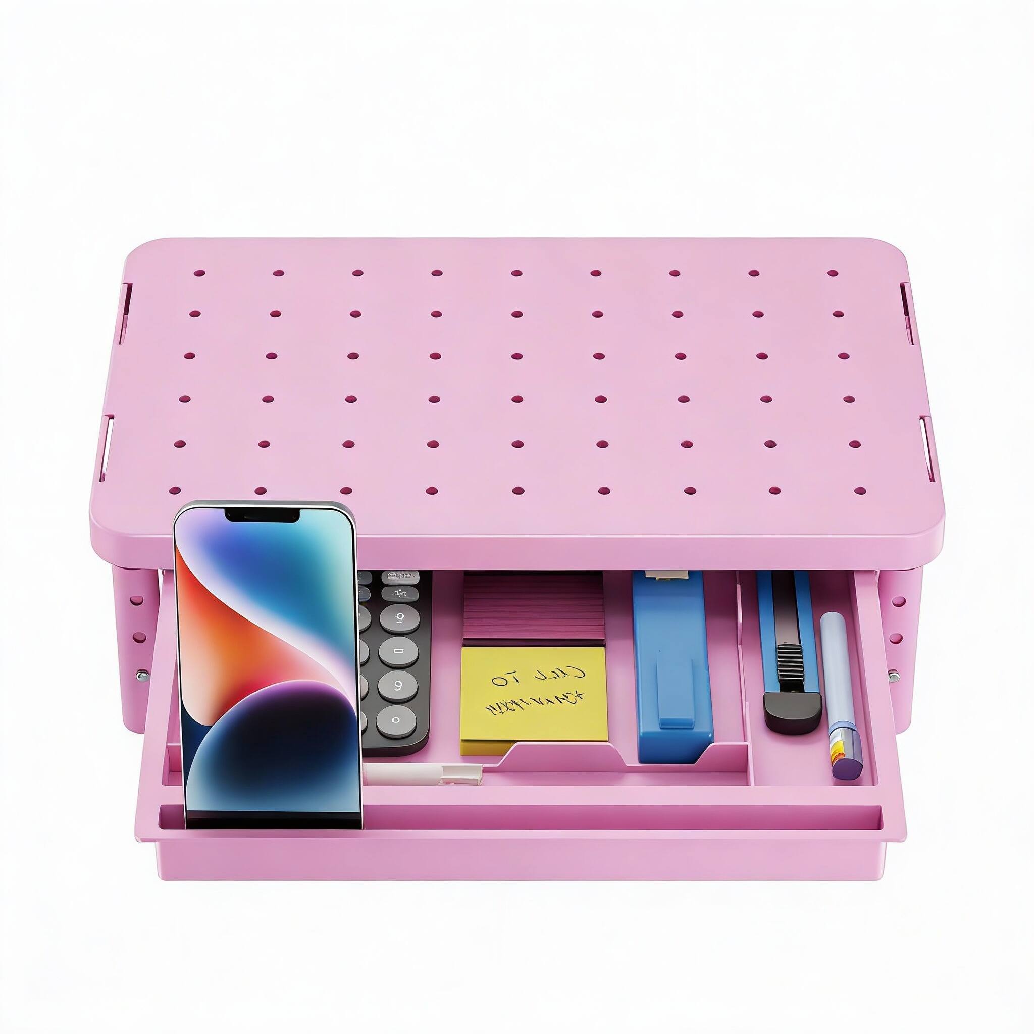 Pink with Drawer 3-Level