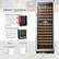 Alt View 23. Lanbo - 24 Inch 154 Bottle Dual Zone Compressor Freestanding/Built-In Wine Fridge with Precision Digital Thermostat - Black.