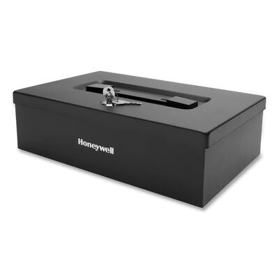 12 Inch Security Box Honeywell Fire Resistant Steel Security Box With Key Lock, 12.7 X 8.8 X ...