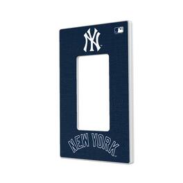 Keyscaper - New York Yankees Solid Single Rocker Light Switch Plate - Multicolor