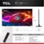 TCL 98" Class (97.5" diag.) QM7K Series  98QM7K 97.5" Cof Ytl COMMISSIONER "THE DUKE" NFL Wilson 49.10" 50.60" 71.20" 2.40" 85.80" 16.50" . Dimensions: What's in the Box: 1 - - - - TV with Stand: 85.80" x 50.60" x 16.50" TV without Stand: 85.80" x 49.10" x 2.40" TCL TV with Google TV TV Stands Power Cable TV Remote + Batteries Quick Start Guide Features and specifications subject to change. Actual remote has pre-set channel buttons. Channels can vary by country.