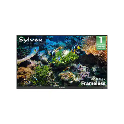 Sylvox 1 World's First Bezel-less Outdoor TV Sylvox Outdoor TV Frameless