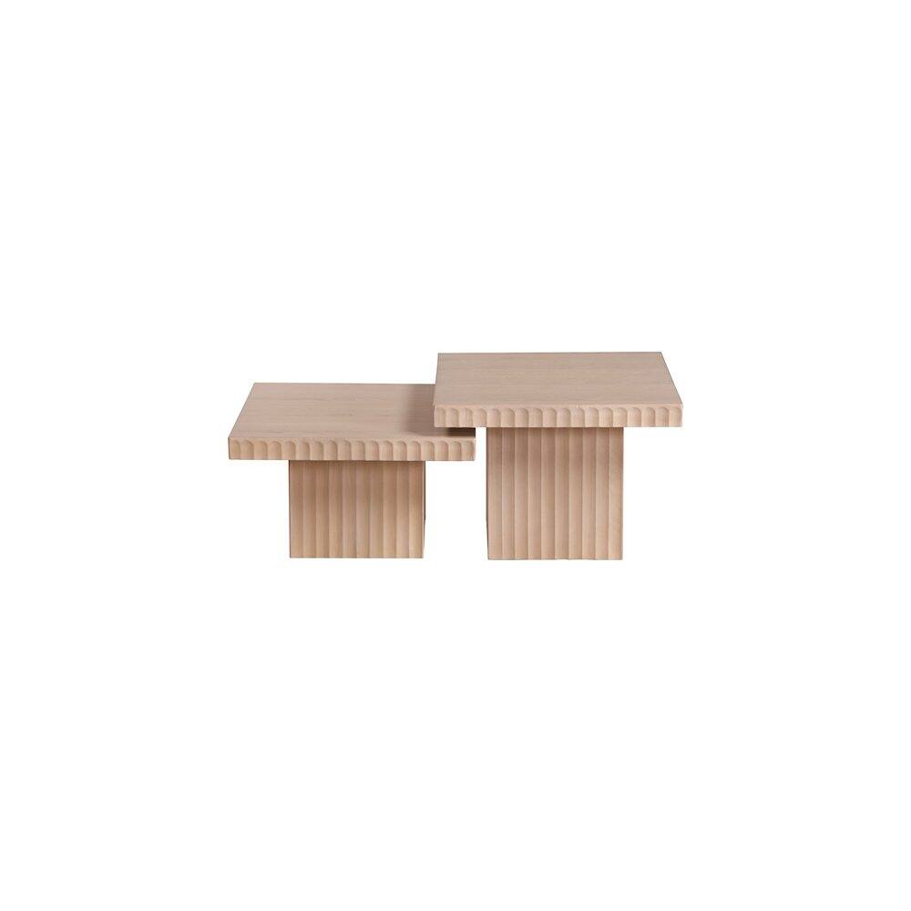 Alt View 3. Meridian Furniture - Spencer Natural Oak Veneer Coffee Table - Brown.