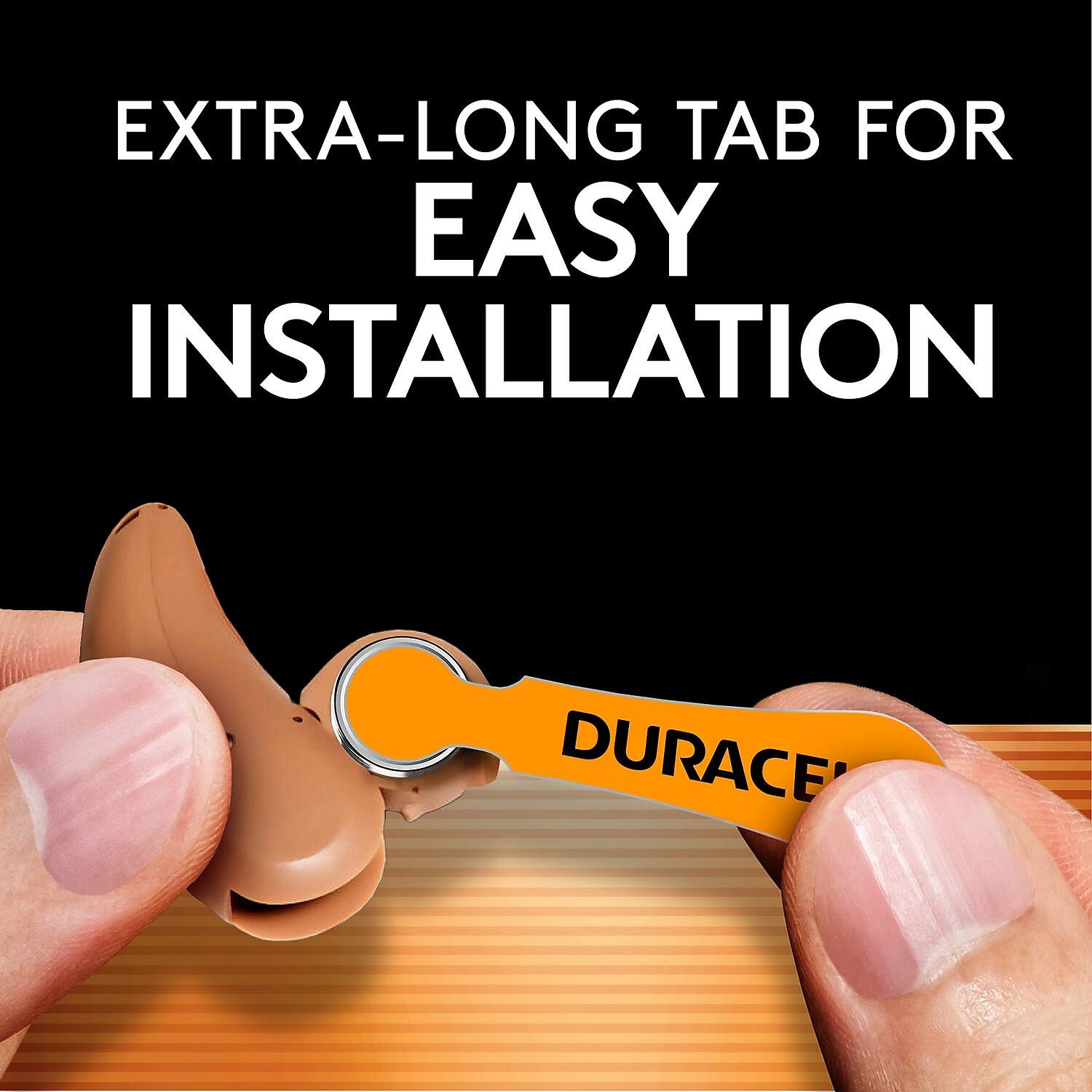 EXTRA-LONG TAB FOR EASY INSTALLATION

DURACE