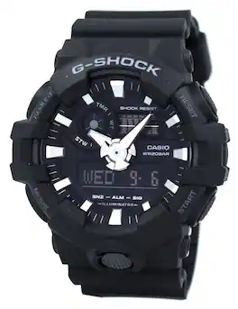 Casio - G-SHOCK Analog Digital GA-700-1B GA700-1B Men's Watch - Black