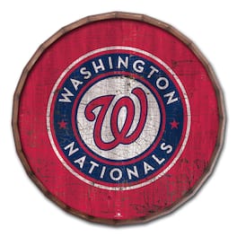 Fan Creations - Washington Nationals 24" Cracked Color Barrel Top Sign - Multicolor