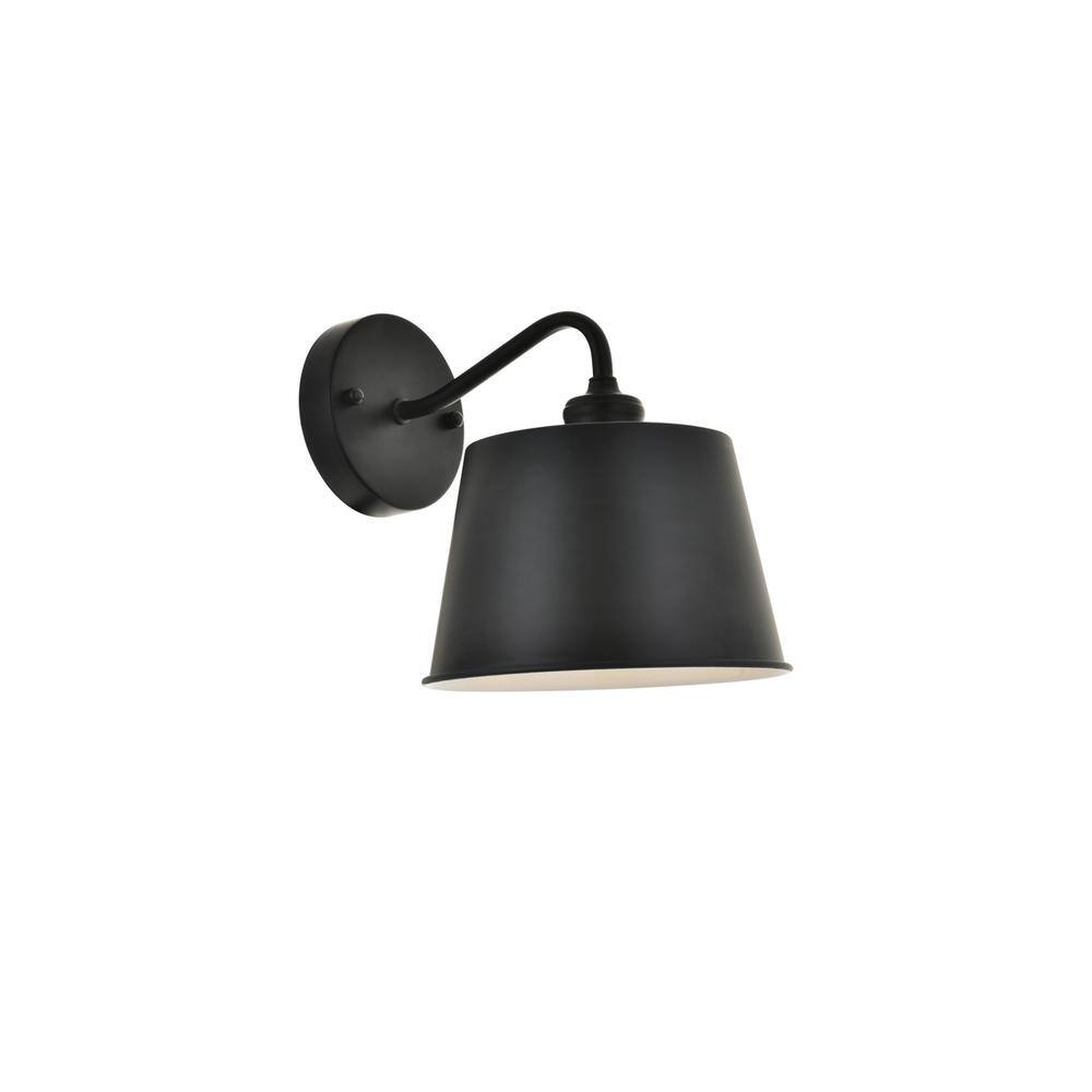 Alt View 6. Living District - Nota 1 light black Wall Sconce - Black.