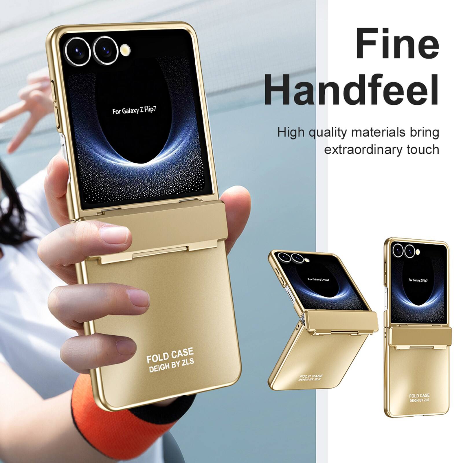 For Galaxy Z Flip7 Fine Handfeel High quality materials bring extraordinary touch - FOLD CASE BY ZLS DEIGH FEND CAN FOLD CASE CE d1 A5