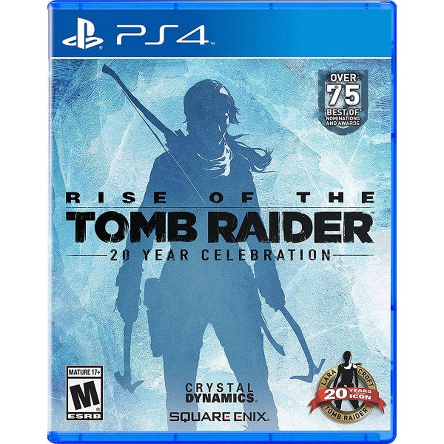 PS4
Rise of the Tomb Raider: 20 Year Celebration
Mature 17+
ESRB
Over 75 Best of and Awards
Crystal Dynamics
Square Enix
Lara Croft 20 Years Icon
Tomb Raider - M (Mature 17+)