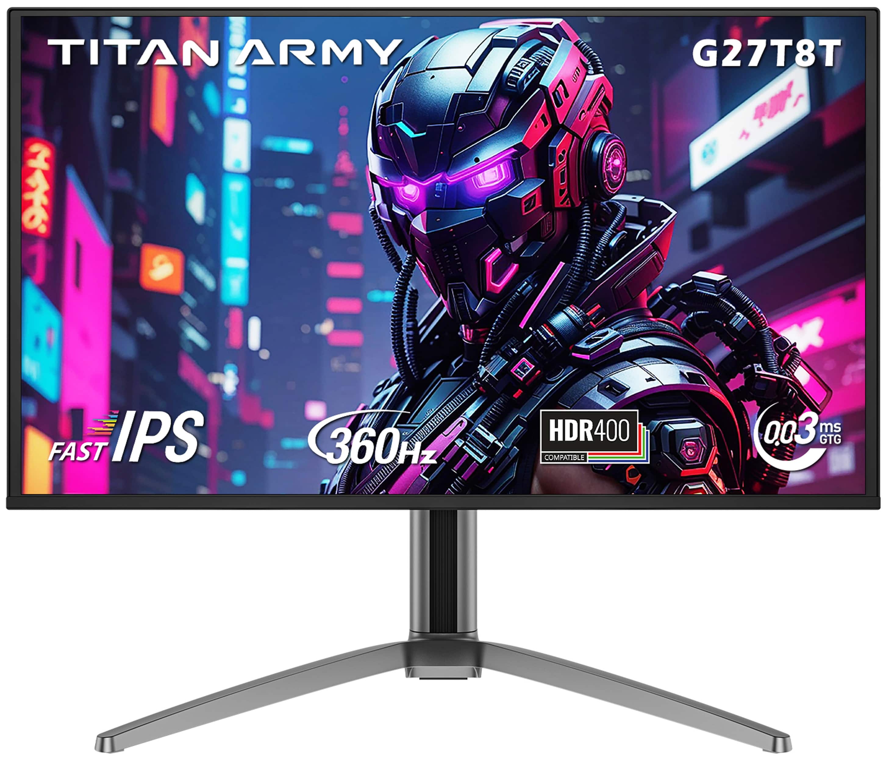 Titan Army G27T8T Fast IPS 360Hz HDR400 Compatible - (003 ms GTG)