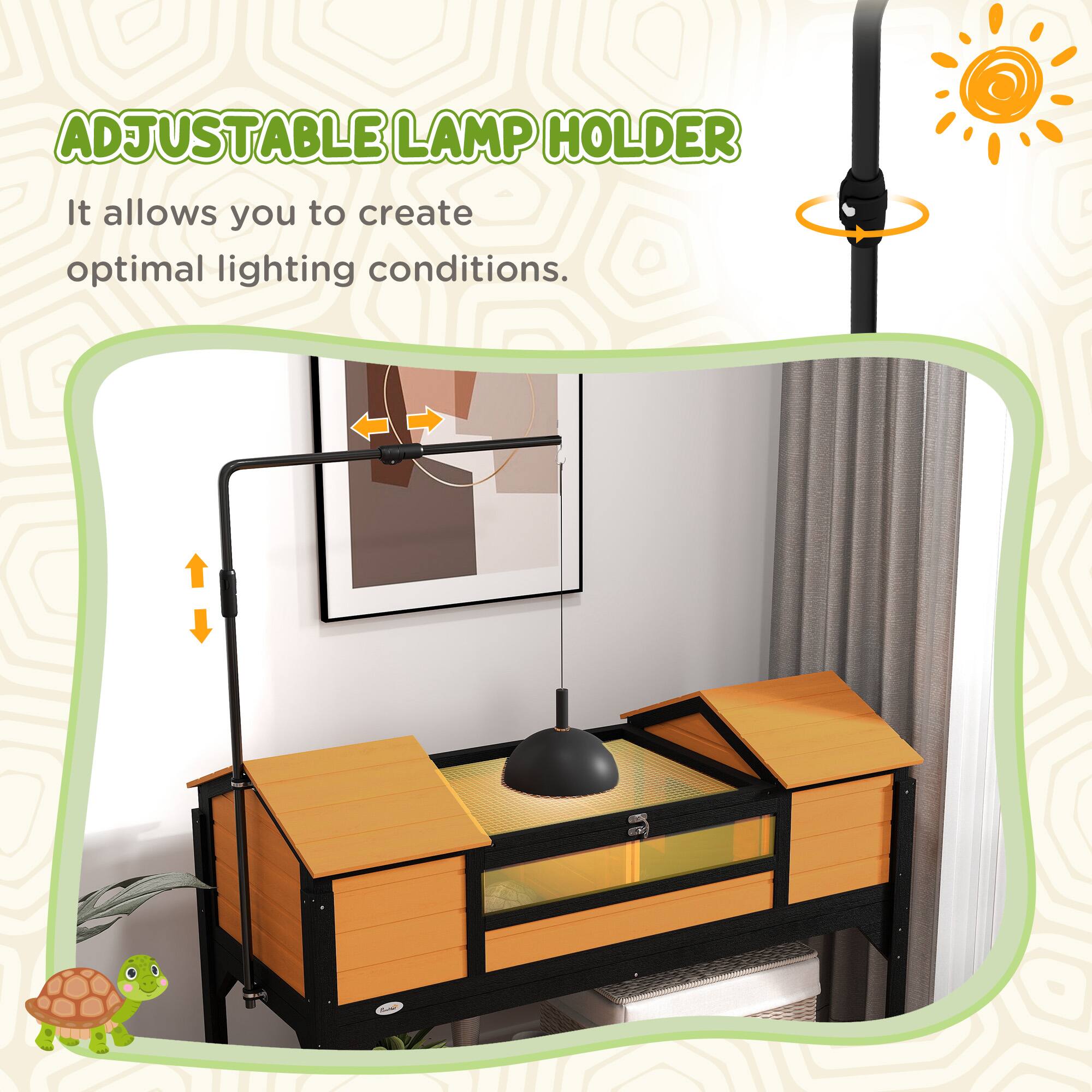 ADJUSTABLE LAMP HOLDER

It allows you to create optimal lighting conditions.