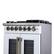 Alt View 4. Forno Appliances - Capriasca 4.32 Cu. Ft. Dual Fuel Range with French Door Design - White.