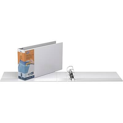 Alt View 1. Stride - Heavy Duty 3" 3-Ring View Binders, D-Ring - White.