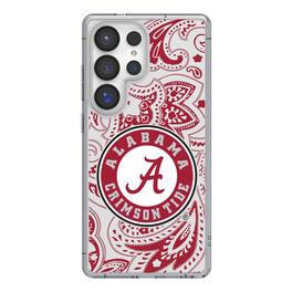 Keyscaper - NCAA - Alabama Crimson Tide Paisley Galaxy Clear Case - S23 Ultra - Multicolor