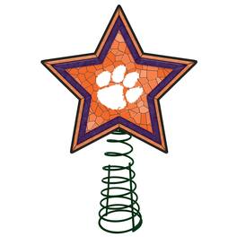 The Memory Company - Clemson Tigers Mosaic Tree Topper - Multicolor