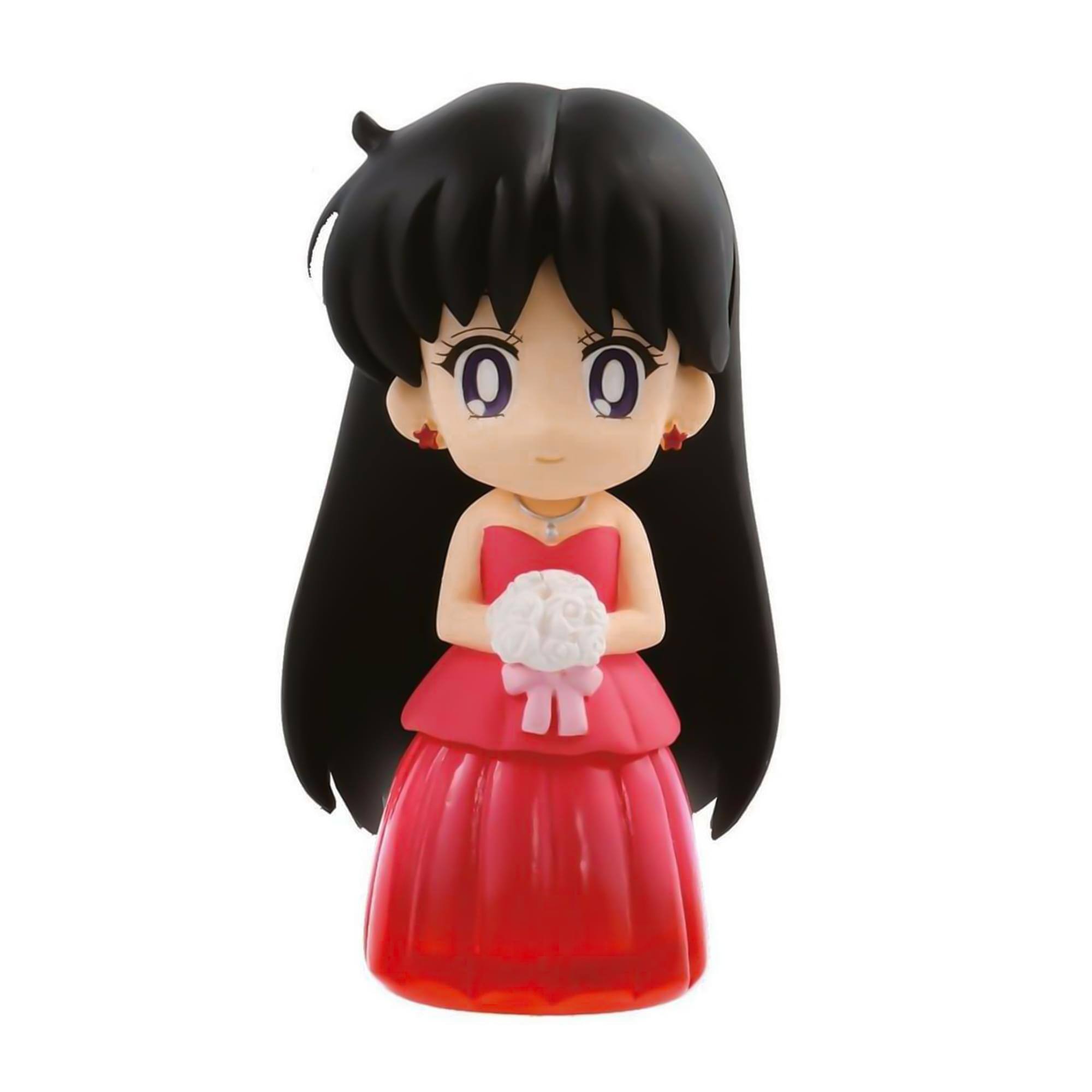 Front. Banpresto - Sailor Moon Sparkle Dress Collection Sailor Mars Figure - Red.
