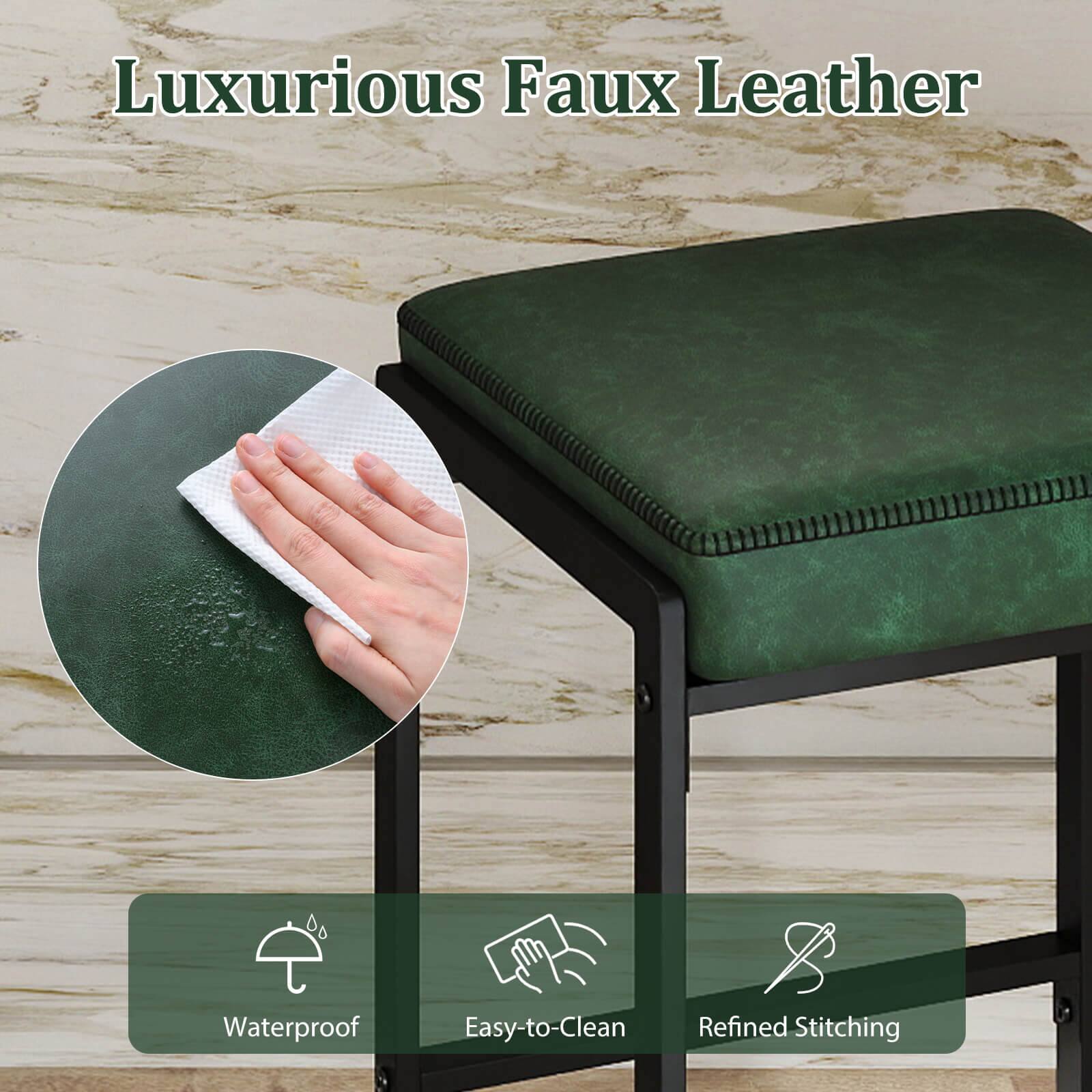 Luxurious Faux Leather

- Waterproof
- Easy-to-Clean
- Refined Stitching