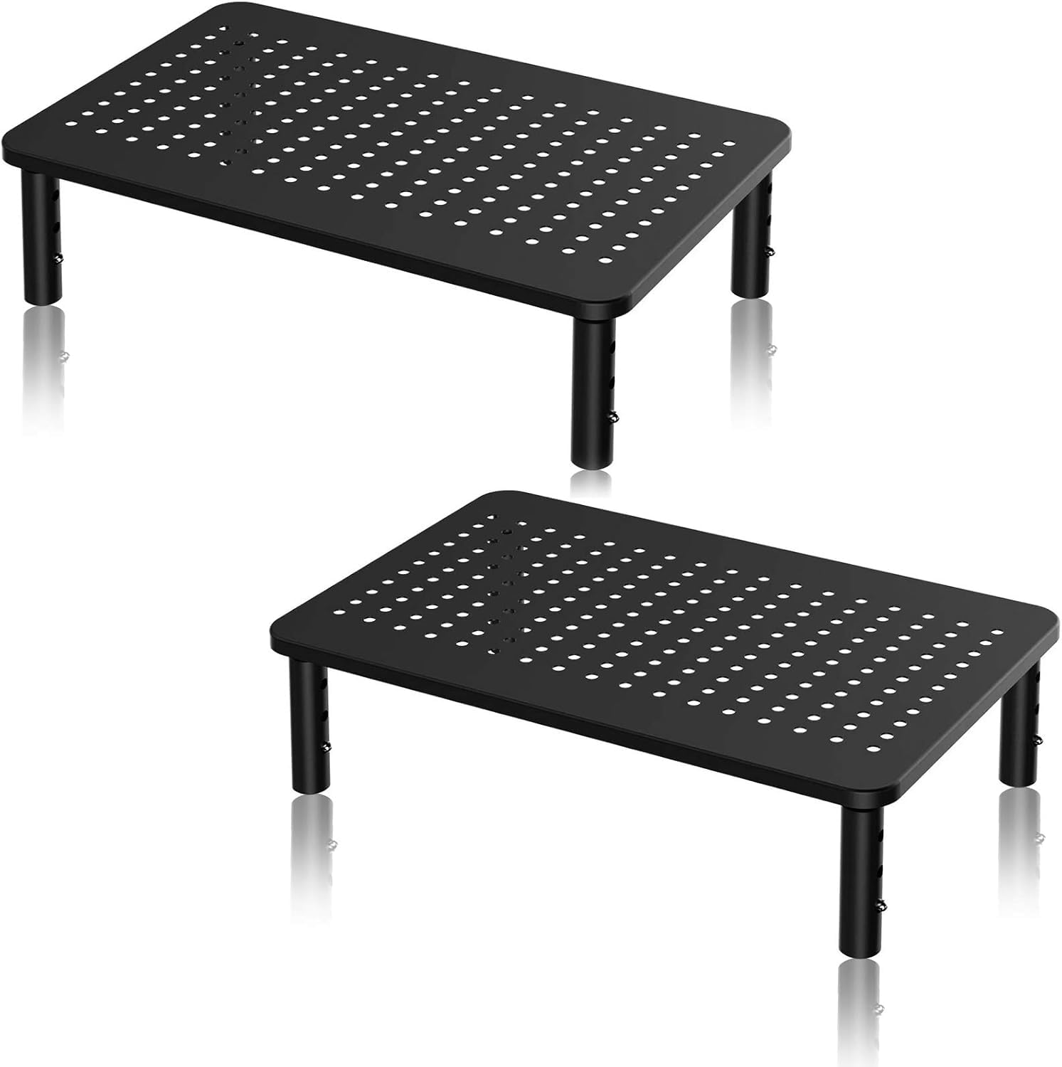 Ventilated Monitor Stand 2 Pack