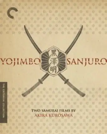 Front. Yojimbo / Sanjuro: Two Samurai Films by Akira Kurosawa (Criterion Collection) - 4K Blu-Ray.