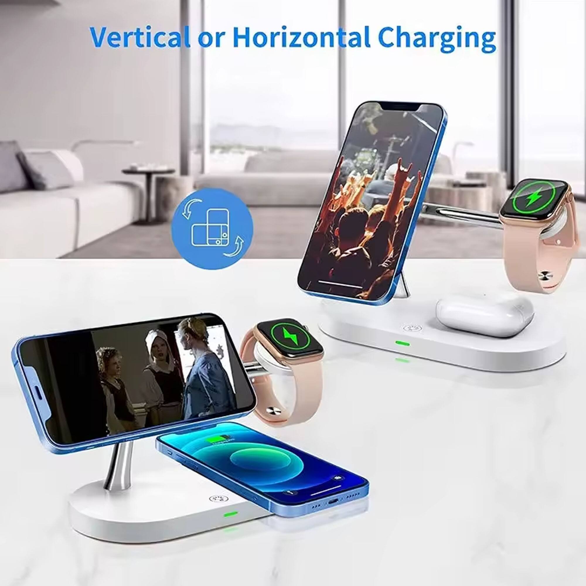 Vertical or Horizontal Charging